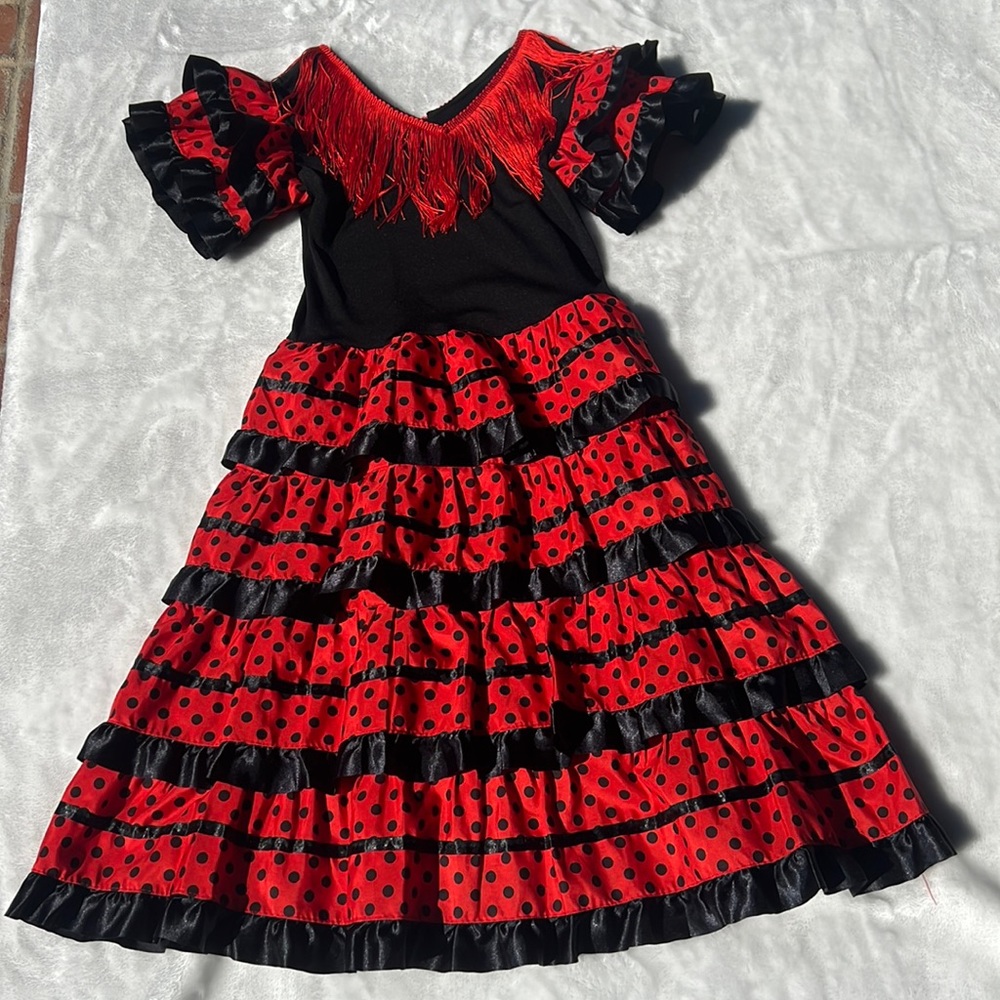 Flamenco Style, Costume Dress (Purchased in Barcelona)